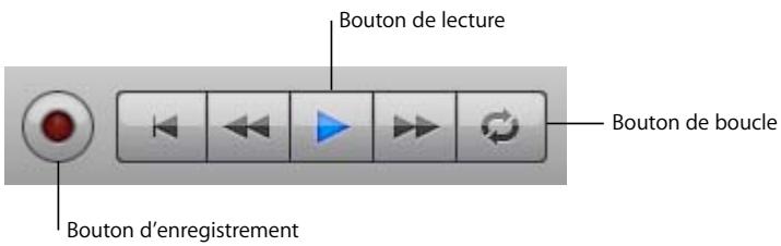 APPLE GARAGEBAND - Utilisation des commandes de lecture - 1