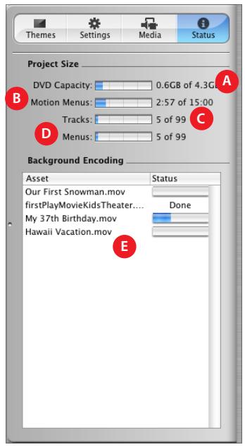 APPLE IDVD - Status Pane - 1