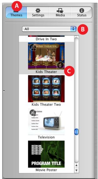APPLE IDVD - Themes Pane - 1