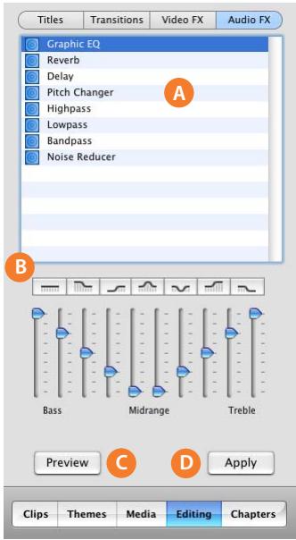 APPLE IMOVIE HD 6 - Audio Effects - 1