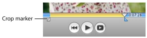 APPLE IMOVIE HD 6 - To crop a clip: - 2