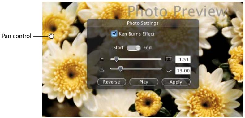 APPLE IMOVIE HD 6 - To pan a photo: - 1