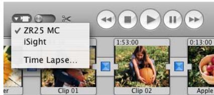 APPLE IMOVIE HD 6 - To import video from a camcorder: - 2