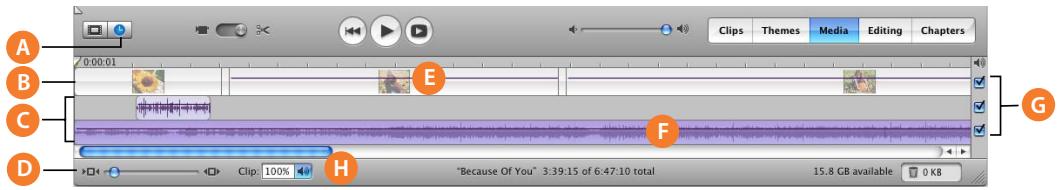 APPLE IMOVIE HD 6 - Timeline Viewer - 1
