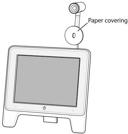 APPLE ISIGHT - To mount iSight on an anodized aluminum Apple display: - 2
