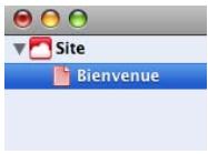 APPLE IWEB - Pour créer un site web : - 2