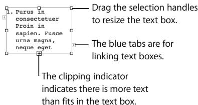 APPLE IWORK 08 - To add a text box: - 1