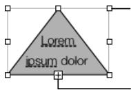 APPLE IWORK 08 - To add text inside a shape: - 1