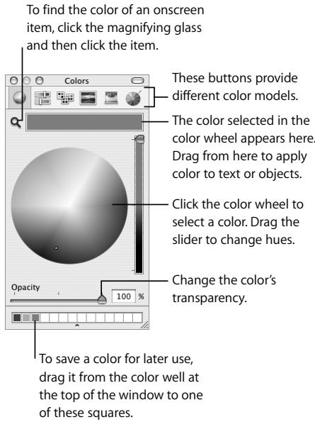 APPLE IWORK 08 - The Colors Window - 1