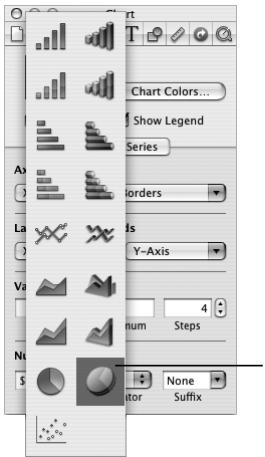 APPLE IWORK 08 - To change the chart: - 1