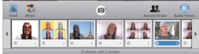 Email iPhoto Account Picture Buddy Picture 19 photos and 2 movies