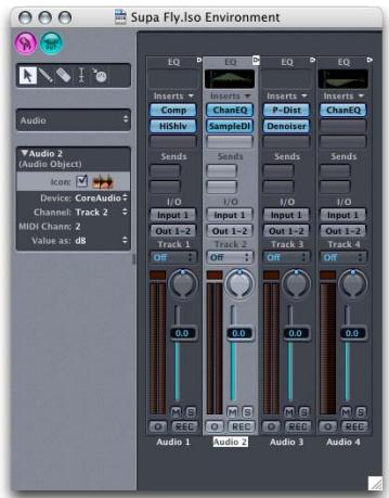 APPLE LOGIC EXPRESS 7.1 - Hidden Menu Bars in Screenshot - 1