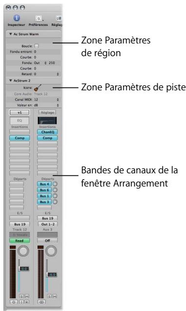 APPLE LOGIC EXPRESS 8 - Utilisation de l'inspecteur - 1