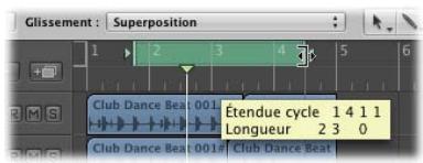 APPLE LOGIC EXPRESS 8 - Pour modifier la durée du cycle : - 1