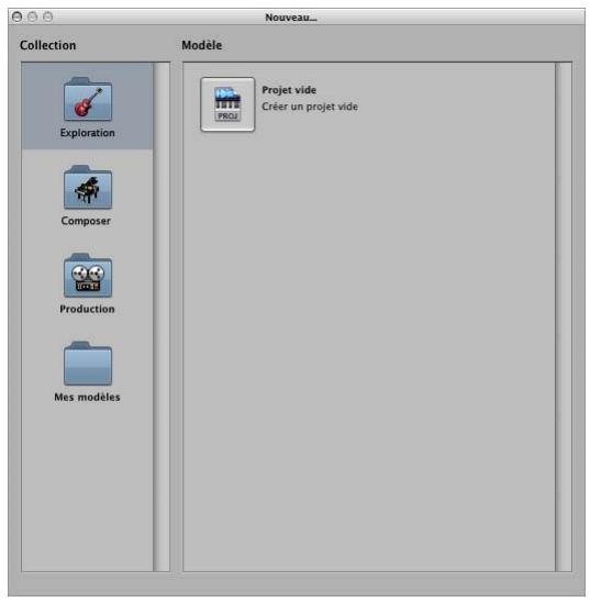 APPLE LOGIC EXPRESS 8 - Démarrage de votre projet et importation de fichiers multimédias - 1
