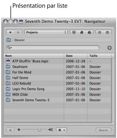APPLE LOGIC EXPRESS 8 - Pour ajouter d'autres types de fichiers audio avec le navigateur : - 2