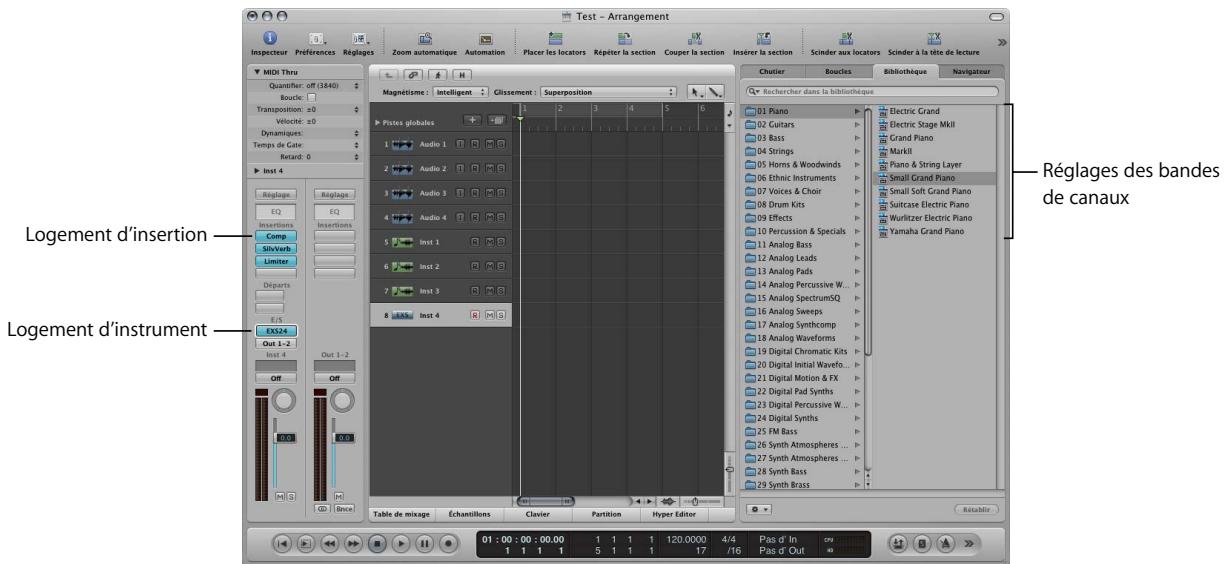 APPLE LOGIC EXPRESS 8 - Pour créer quelques pistes : - 3