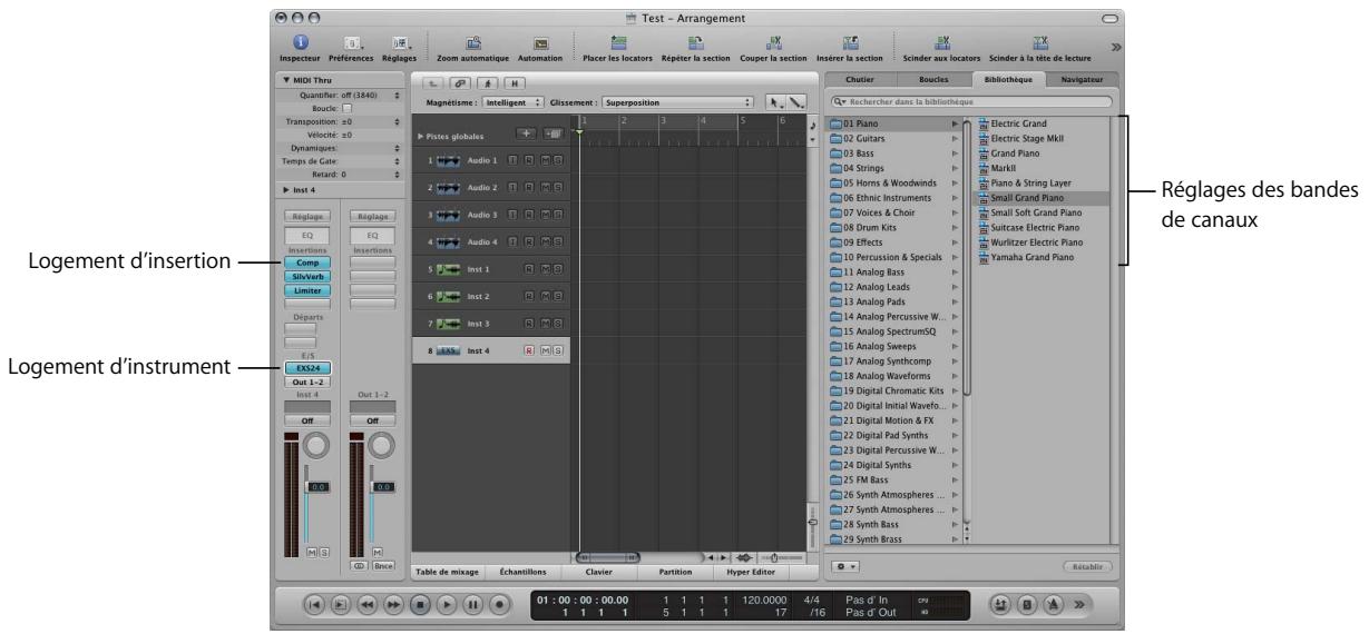 APPLE LOGIC PRO 8 - Pour creer quelques pistes : - 3