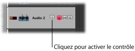 APPLE LOGIC PRO 8 - Pour effectuer un enregistrement audio standard : - 2