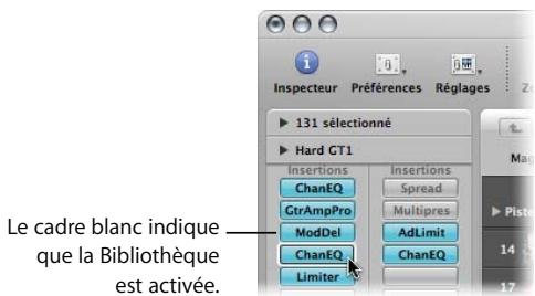 APPLE LOGIC PRO 8 - Ouverture ou fermetre de la Bibliothèque : - 1