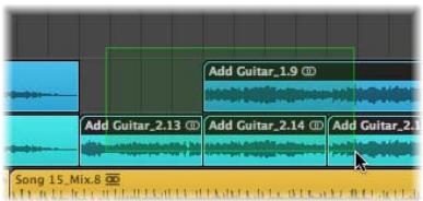 APPLE LOGIC PRO 8 - Sélection d'une région : - 1