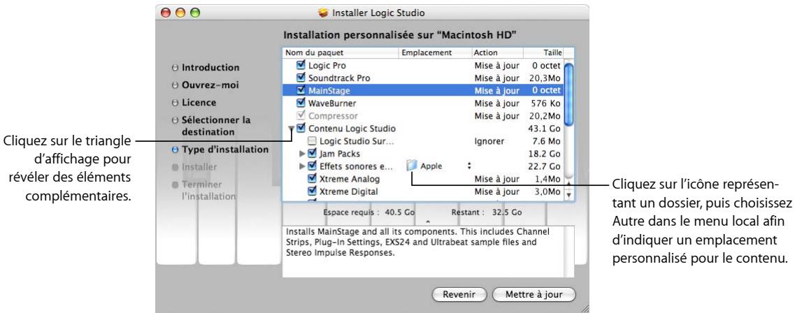 APPLE LOGIC STUDIO - Installation personnalisée de contenu - 1