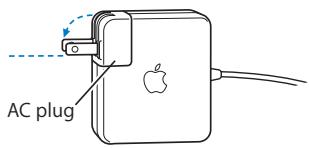 APPLE MACBOOK 13-INCH - Step 1: Plug In the Apple MagSafe 60W Power Adapter - 1