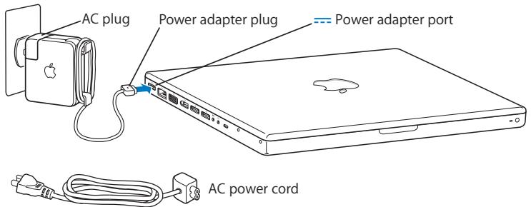 APPLE MACBOOK 13-INCH - Step 1: Plug In the Apple MagSafe 60W Power Adapter - 2