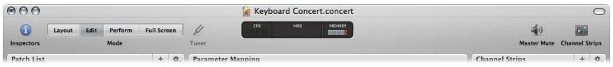 APPLE MAINSTAGE - Customizing the Toolbar - 1