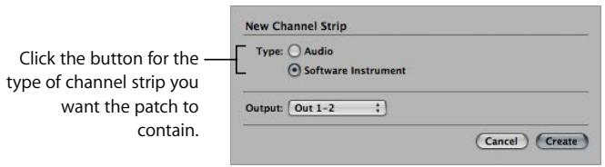 APPLE MAINSTAGE - To add a new patch: - 1