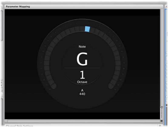 APPLE MAINSTAGE - To tune an instrument using the tuner: - 1