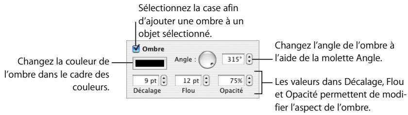 APPLE PAGES - Ajout d'ombres - 1