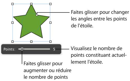 APPLE PAGES - Modification d'une étoile - 1
