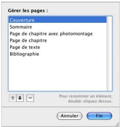 APPLE PAGES - Pour créer des sections de modèle que les utilisateurs peuvent ajouter : - 2