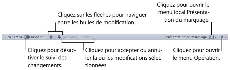APPLE PAGES - Visite guidée du suivi des modifications - 2