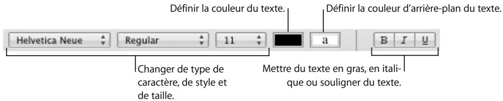 APPLE PAGES - Utilisation de la barre de format pour mettre en forme le texte - 1