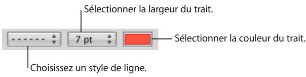 APPLE PAGES - Pour afficher les axes et les bordures : - 1