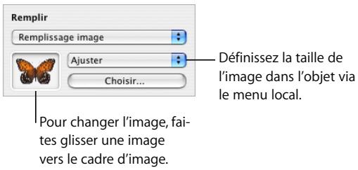 APPLE PAGES - Pour remplir un objet avec une image : - 1