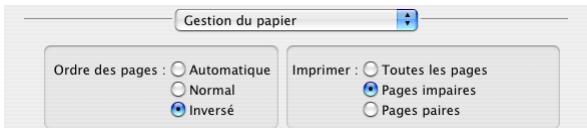 APPLE PAGES - Voici différentes manières de définir des options d'impression : - 1