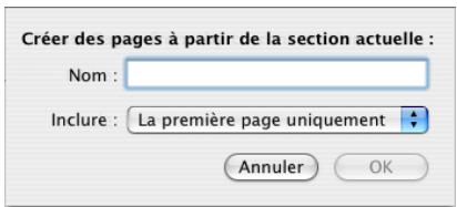 APPLE PAGES - Pour créer des sections de modèle que les utilisateurs peuvent ajouter : - 1