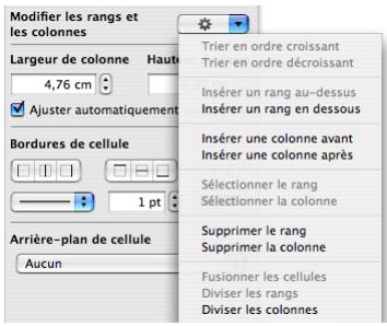 APPLE PAGES - Voici plusieurs manières de gérer les caractéristiques d'un tableau : - 4
