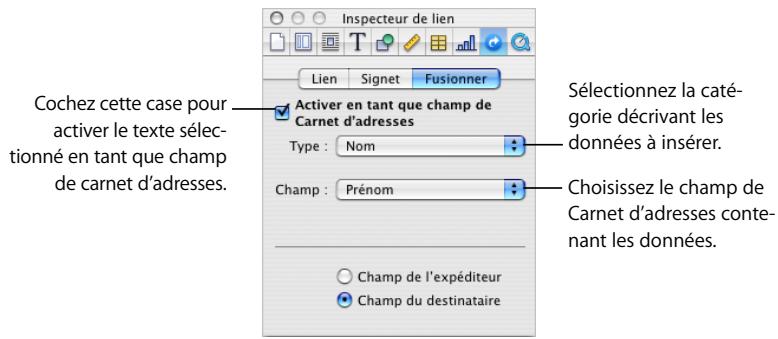 APPLE PAGES - Définition de vos propres champs de Carnet d'adresses - 1