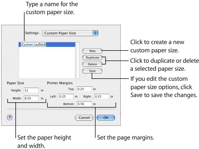 APPLE PAGES 2 - To set paper size and orientation: - 1