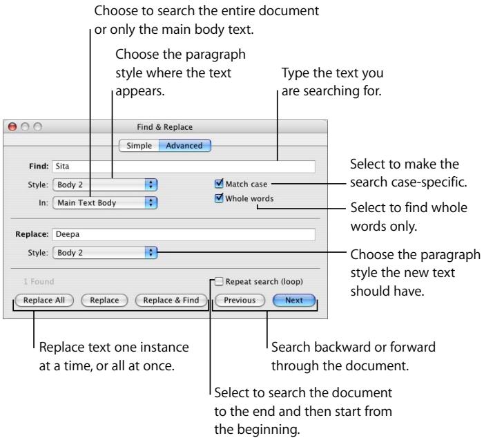 APPLE PAGES 2 - To refine your search criteria: - 1