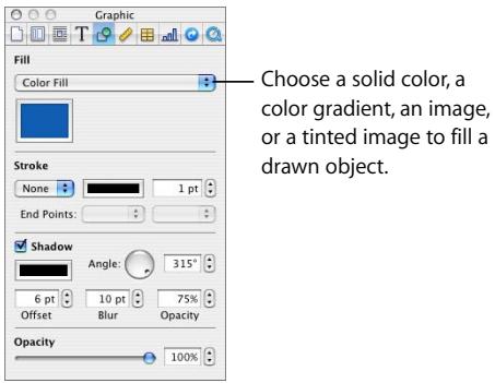 APPLE PAGES 2 - Filling an Object With Color - 1