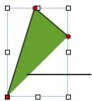 APPLE PAGES 2 - To finish and close an open shape: - 1