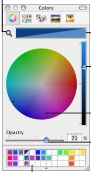 APPLE PAGES 2 - To open the Colors window: - 1