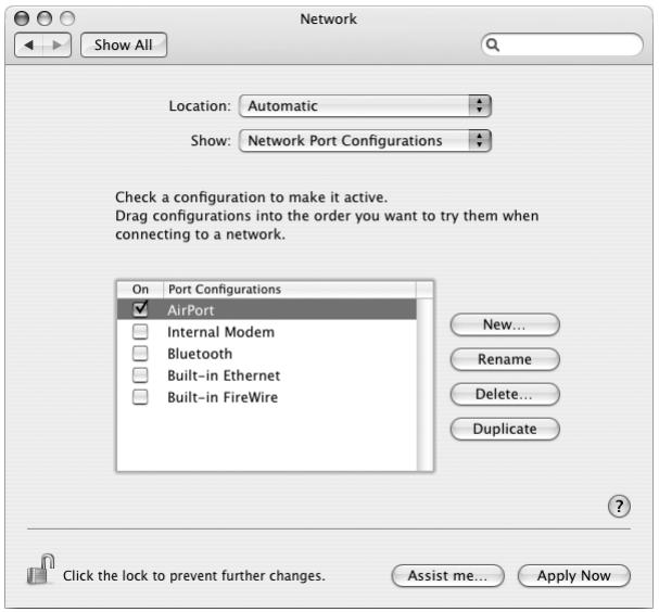APPLE POWER MAC G5 (2005) - To set up Network preferences for an AirPort connection: - 1
