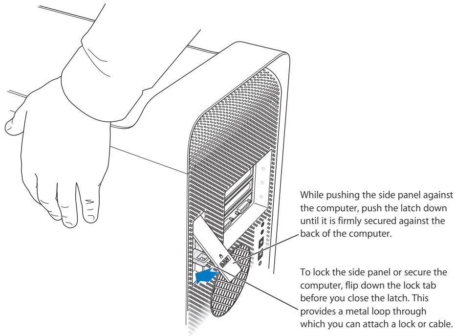 APPLE POWER MAC G5 (2005) - Replace the side panel. - 2