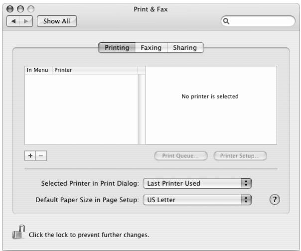 APPLE POWERBOOK G4 17-INCH - To set up a printer: - 1